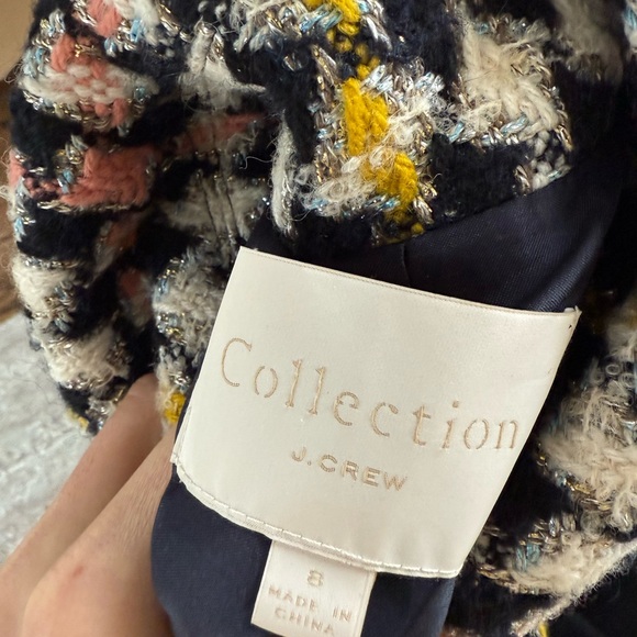 Jcrew collection size 8 Tweed coat - Picture 4 of 5